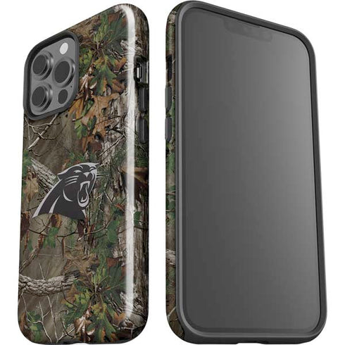 NFL Carolina Panthers Realtree Xtra Green Camo iPhone 15 Pro Max Impact Case