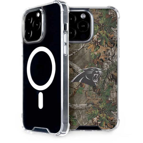 NFL Carolina Panthers Realtree Xtra Green Camo iPhone 14 Pro Max MagSafe Case