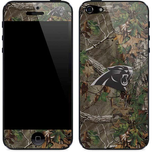 NFL Carolina Panthers Realtree Xtra Green Camo iPhone 5/5s/5SE Skin
