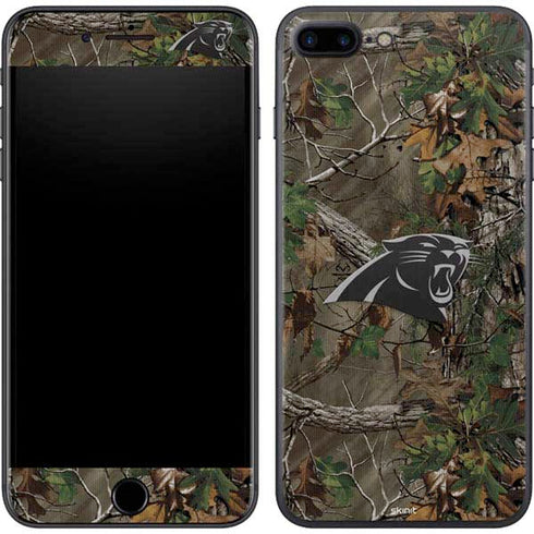 NFL Carolina Panthers Realtree Xtra Green Camo iPhone 8 Plus Skin