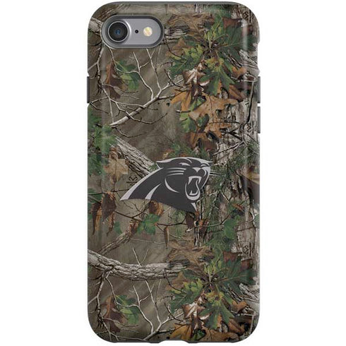 NFL Carolina Panthers Realtree Xtra Green Camo iPhone SE (2nd & 3rd Gen) Pro Case