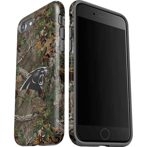 NFL Carolina Panthers Realtree Xtra Green Camo iPhone SE (2nd & 3rd Gen) Pro Case