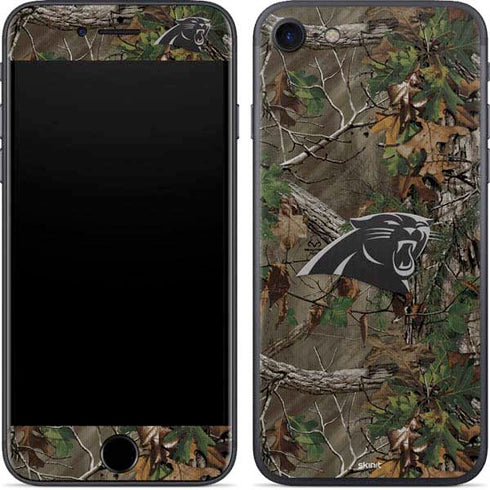 NFL Carolina Panthers Realtree Xtra Green Camo iPhone SE (2nd & 3rd Gen) Skin