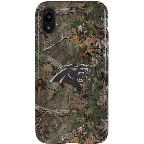 NFL Carolina Panthers Realtree Xtra Green Camo iPhone XR Pro Case