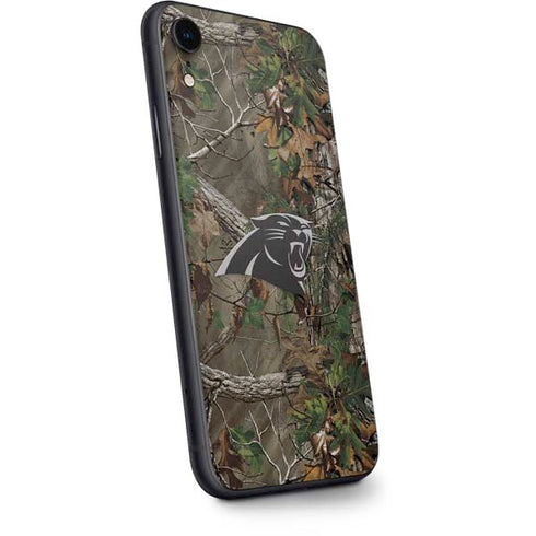 NFL Carolina Panthers Realtree Xtra Green Camo iPhone XR Skin