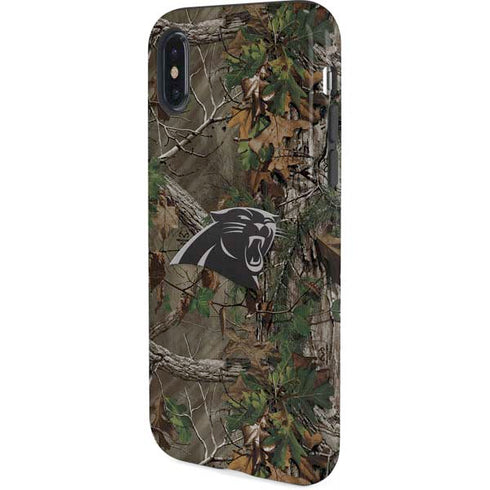 NFL Carolina Panthers Realtree Xtra Green Camo iPhone XS Pro Case