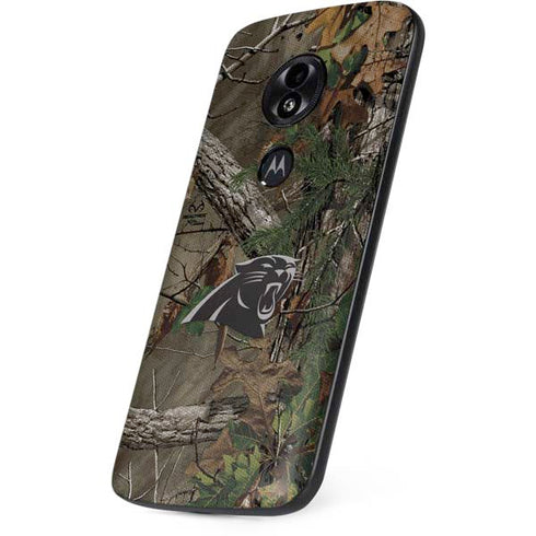 NFL Carolina Panthers Realtree Xtra Green Camo Moto E5 Play Skin
