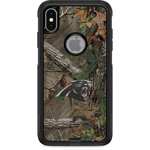 NFL Carolina Panthers Realtree Xtra Green Camo Otterbox Commuter iPhone Skin