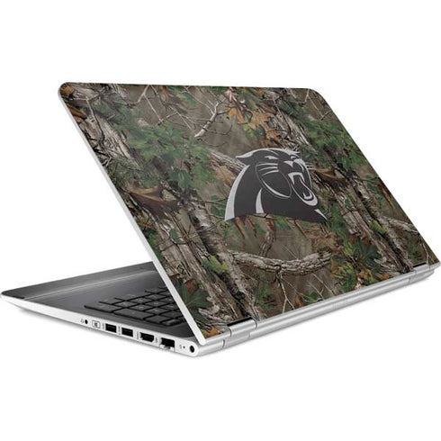NFL Carolina Panthers Realtree Xtra Green Camo HP Pavilion Skin