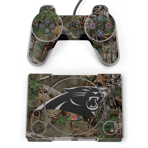 NFL Carolina Panthers Realtree Xtra Green Camo PlayStation Classic Bundle Skin
