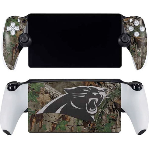 NFL Carolina Panthers Realtree Xtra Green Camo PlayStation Portal Remote Player Skin