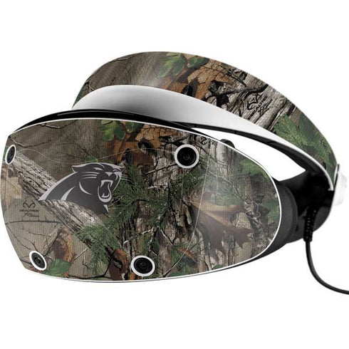 NFL Carolina Panthers Realtree Xtra Green Camo PlayStation VR2 Skin