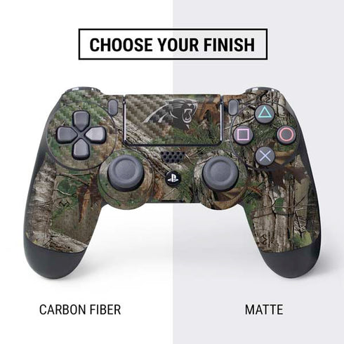 NFL Carolina Panthers Realtree Xtra Green Camo PS4 Controller Skin