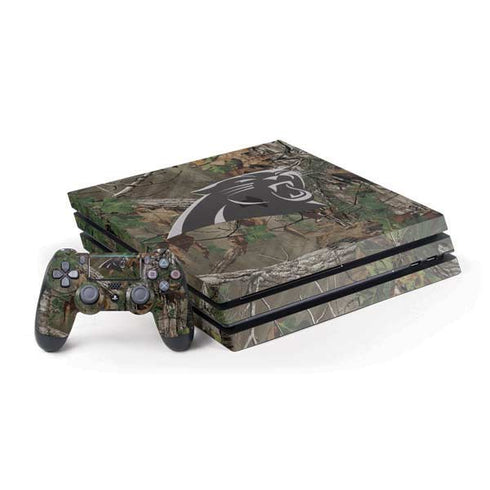 NFL Carolina Panthers Realtree Xtra Green Camo PS4 Pro Bundle Skin