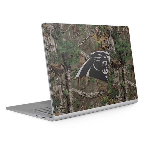 NFL Carolina Panthers Realtree Xtra Green Camo Surface Book 2 15in Skin