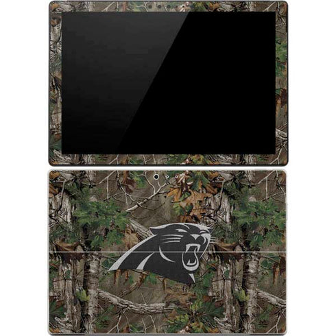 NFL Carolina Panthers Realtree Xtra Green Camo Surface Pro 4 Skin