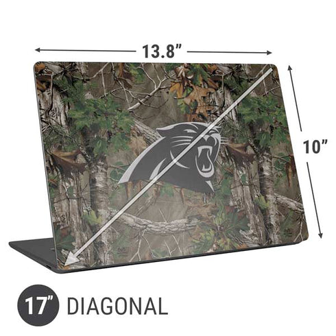 NFL Carolina Panthers Realtree Xtra Green Camo Universal Laptop 17in (13.8 x 10in) Skin