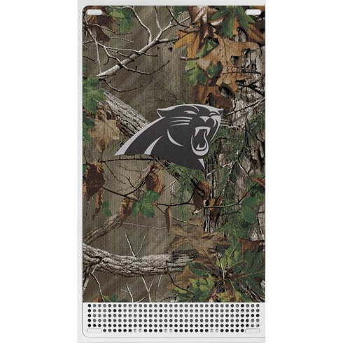 NFL Carolina Panthers Realtree Xtra Green Camo Xbox Series S Console Skin