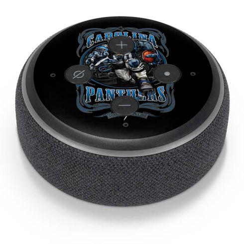 Liquid Blue NFL Carolina Panthers Running Back Amazon Echo Dot Skin