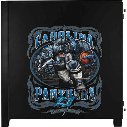 Liquid Blue NFL Carolina Panthers Running Back Corsair 4000D Tempered Glass Mid-Tower ATX Case Skin