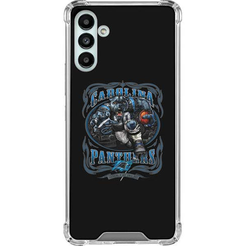 Liquid Blue NFL Carolina Panthers Running Back Galaxy A13 5G Clear Case