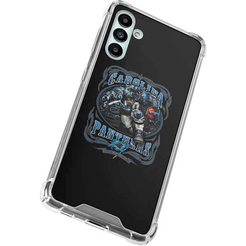 Liquid Blue NFL Carolina Panthers Running Back Galaxy A13 5G Clear Case