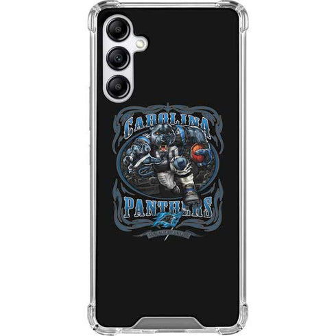 Liquid Blue NFL Carolina Panthers Running Back Galaxy A15 5G Clear Case