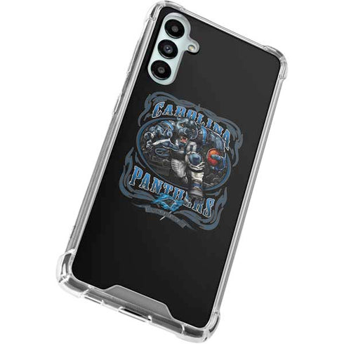 Liquid Blue NFL Carolina Panthers Running Back Galaxy A15 5G Clear Case