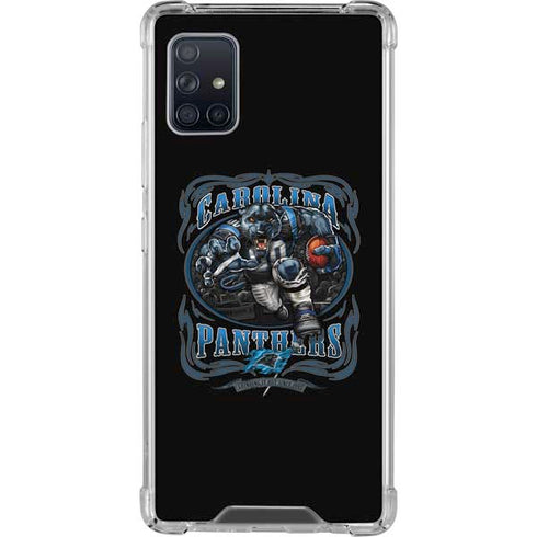 Liquid Blue NFL Carolina Panthers Running Back Galaxy A51 5G Clear Case