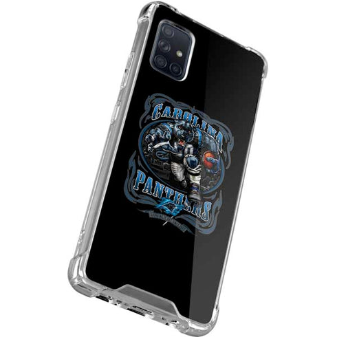Liquid Blue NFL Carolina Panthers Running Back Galaxy A51 5G Clear Case
