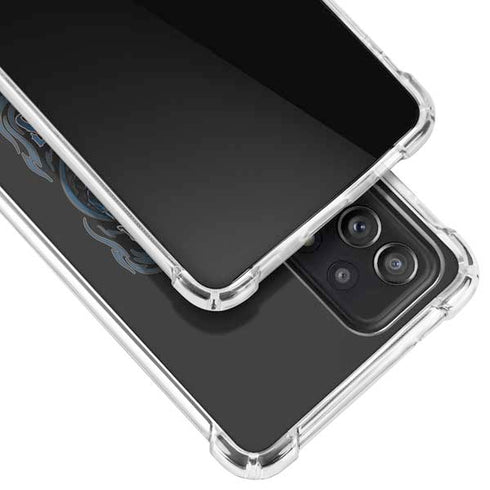 Liquid Blue NFL Carolina Panthers Running Back Galaxy A52 5G Clear Case
