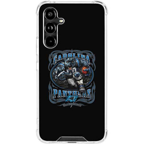 Liquid Blue NFL Carolina Panthers Running Back Galaxy A54 5G Clear Case