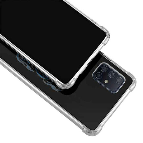 Liquid Blue NFL Carolina Panthers Running Back Galaxy A71 5G Clear Case