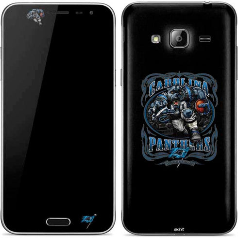 Liquid Blue NFL Carolina Panthers Running Back Galaxy J3 Skin