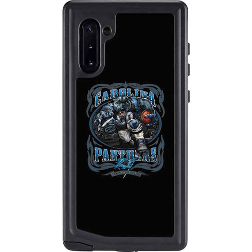 Liquid Blue NFL Carolina Panthers Running Back Galaxy Note 10 Waterproof Case