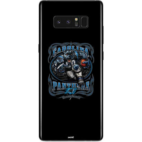 Liquid Blue NFL Carolina Panthers Running Back Galaxy Note 8 Skin