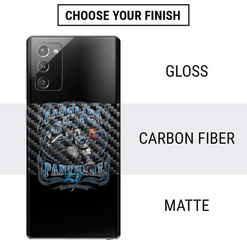 Liquid Blue NFL Carolina Panthers Running Back Galaxy Note20 5G Skin
