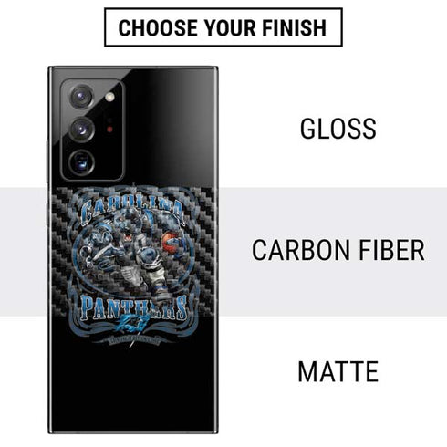 Liquid Blue NFL Carolina Panthers Running Back Galaxy Note20 Ultra 5G Skin