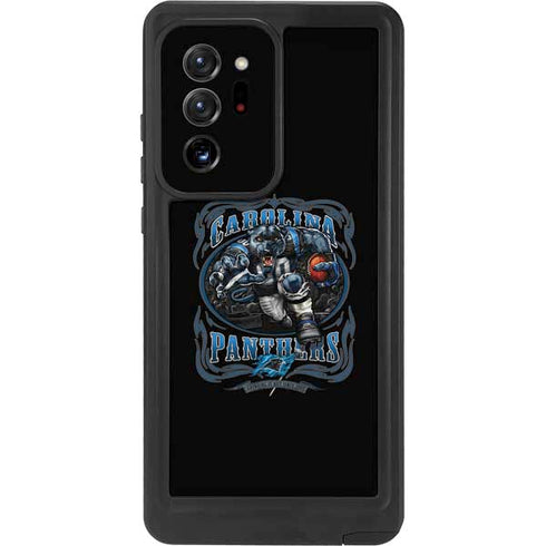 Liquid Blue NFL Carolina Panthers Running Back Galaxy Note20 Ultra 5G Waterproof Case