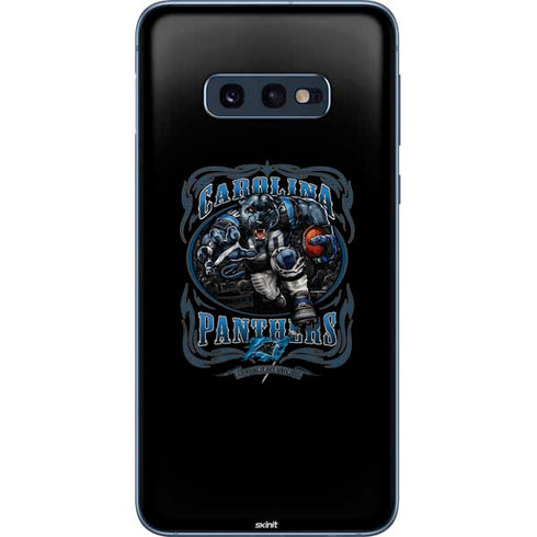 Liquid Blue NFL Carolina Panthers Running Back Galaxy S10e Skin