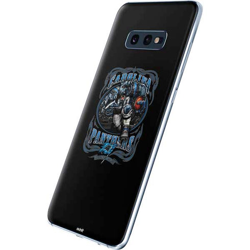 Liquid Blue NFL Carolina Panthers Running Back Galaxy S10e Skin