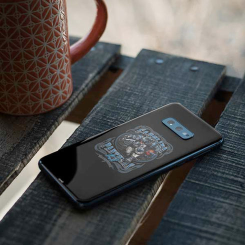 Liquid Blue NFL Carolina Panthers Running Back Galaxy S10e Skin