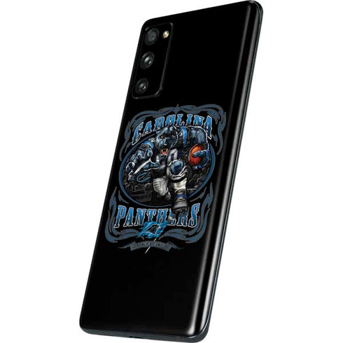 Liquid Blue NFL Carolina Panthers Running Back Galaxy S20 Fan Edition Skin
