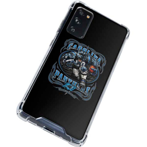Liquid Blue NFL Carolina Panthers Running Back Galaxy S20 FE Clear Case