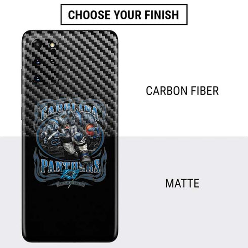 Liquid Blue NFL Carolina Panthers Running Back Galaxy S20 Plus Skin