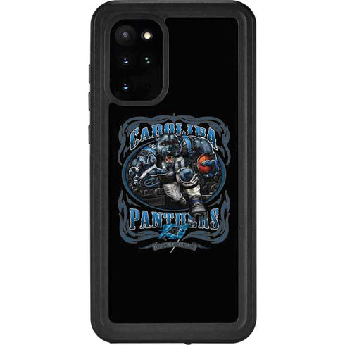 Liquid Blue NFL Carolina Panthers Running Back Galaxy S20 Plus Waterproof Case