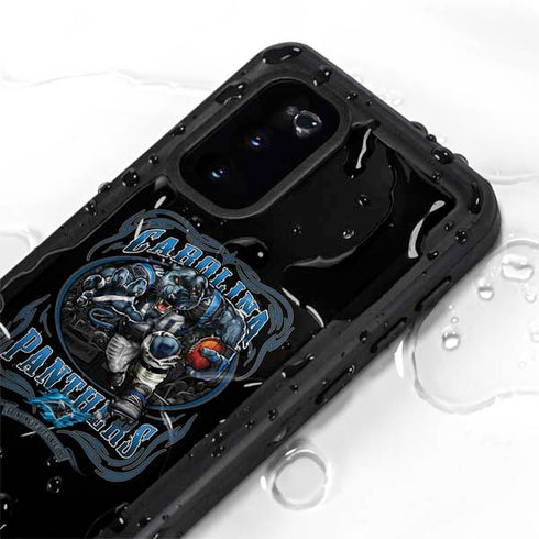 Liquid Blue NFL Carolina Panthers Running Back Galaxy S20 Waterproof Case