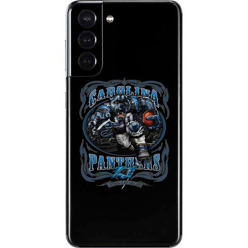 Liquid Blue NFL Carolina Panthers Running Back Galaxy S21 5G Skin
