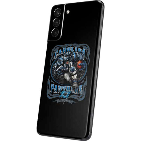 Liquid Blue NFL Carolina Panthers Running Back Galaxy S21 5G Skin
