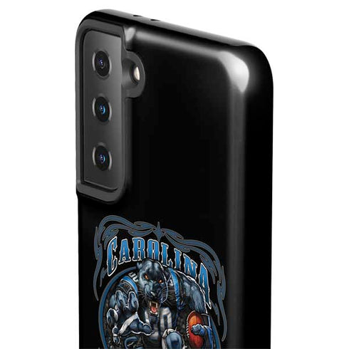 Liquid Blue NFL Carolina Panthers Running Back Galaxy S21 FE Pro Case